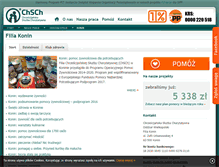 Tablet Screenshot of konin.chsch.pl
