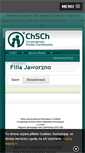 Mobile Screenshot of jaworzno.chsch.pl