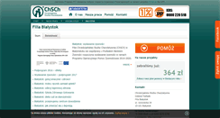 Desktop Screenshot of bialystok.chsch.pl