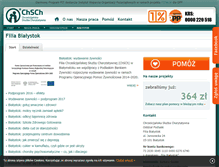 Tablet Screenshot of bialystok.chsch.pl