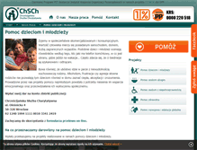 Tablet Screenshot of dzieci.chsch.pl
