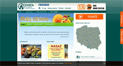 Desktop Screenshot of kluby-zdrowia.chsch.pl