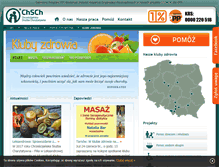 Tablet Screenshot of kluby-zdrowia.chsch.pl