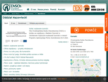 Tablet Screenshot of mazowiecki.chsch.pl