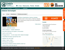 Tablet Screenshot of dolnoslaski.chsch.pl